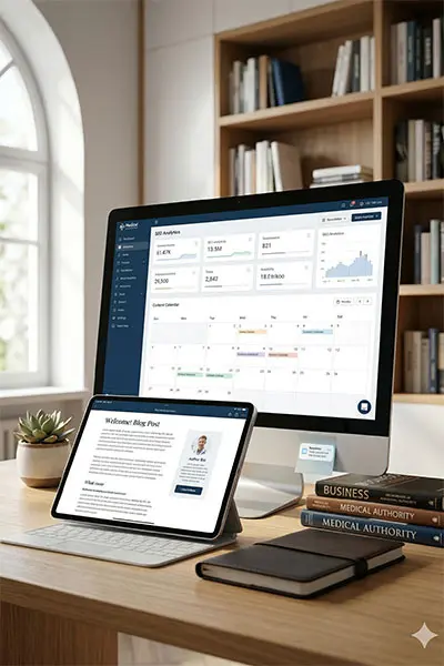 Στρατηγική SEO, Blogging και Email Marketing για γιατρούς και τουριστικά καταλύματα, πακέτο Growth του Blogsuccess.